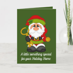 Santa's secret key Voeg bericht toe Feestdagen Kaart