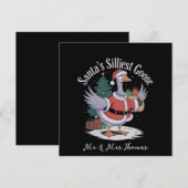 Santa's Silliest Goose Een Tacky Christmas Tale Kaart (Voorkant / Achterkant)