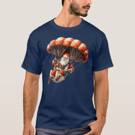 Santa's Sky Dive: Kerstcadeau idee T-shirt