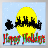 Santa's Slaapse Poster (Voorkant)