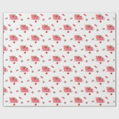 Santa's Slapigh Cadeaupapier (Vlak)