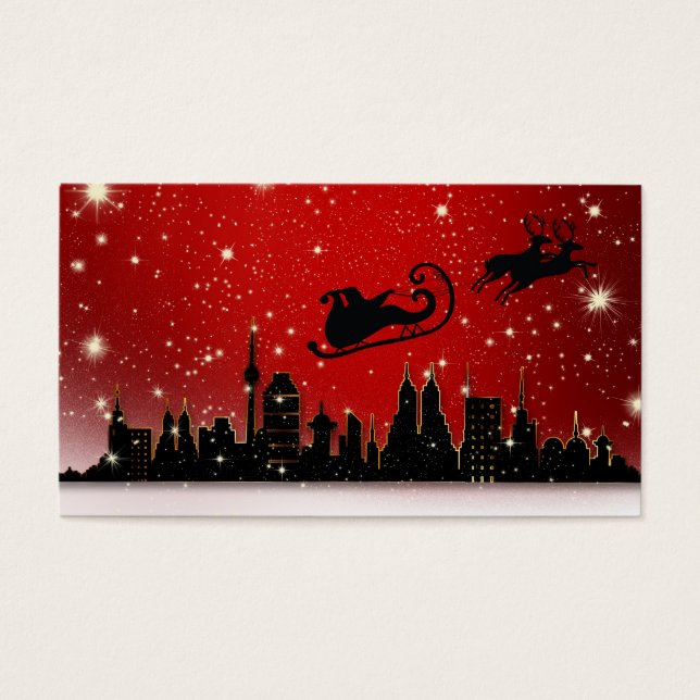 Santa's Slapigh Visitekaartjes (Voorkant)