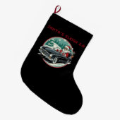 Santa's Sleigh 2.0 Christmas Stocking Grote Kerstsok (Voorkant (Hangend))