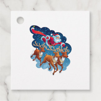 Santa's Sleigh Adventure Bedankjes Labels