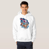Santa's Sleigh Adventure Hoodie (Voorkant volledig)