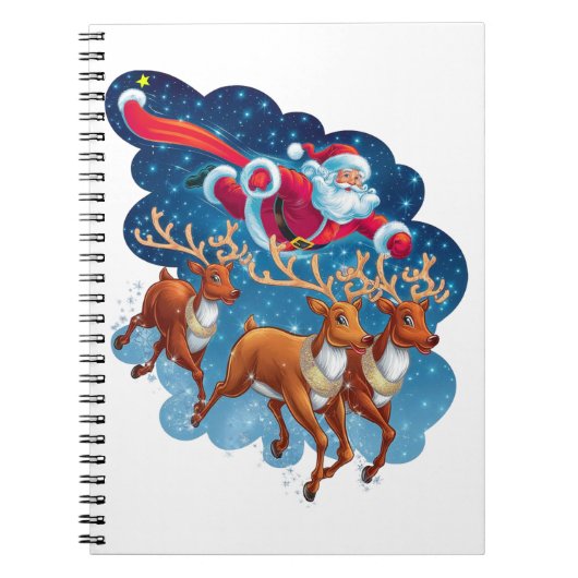 Santa's Sleigh Adventure Notitieboek (Voorkant)