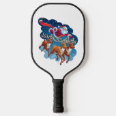 Santa's Sleigh Adventure Pickleball Paddle (Voorkant)