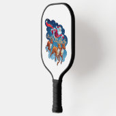 Santa's Sleigh Adventure Pickleball Paddle (Links)
