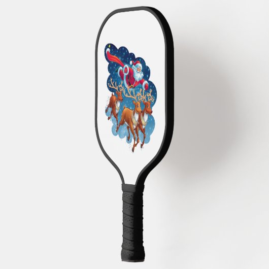 Santa's Sleigh Adventure Pickleball Paddle (Links)