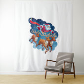 Santa's Sleigh Adventure Wandkleed (In situ)