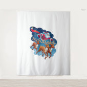 Santa's Sleigh Adventure Wandkleed (Voorkant)