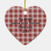 Santa's Sleigh Keepsake Foto Ornament (Achterkant)