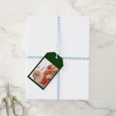 Santas Sleigh Ride Cadeaulabel (Met Touw)