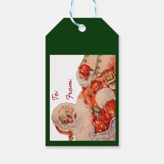 Santas Sleigh Ride Cadeaulabel (Voorkant)