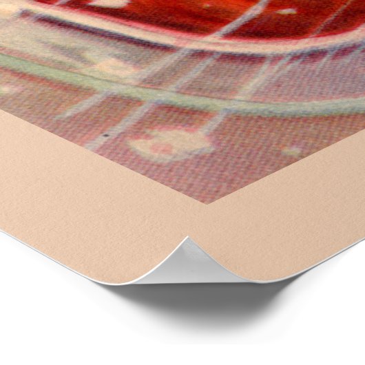 Santas Sleigh Ride Canvas afdrukken Poster (Hoek)