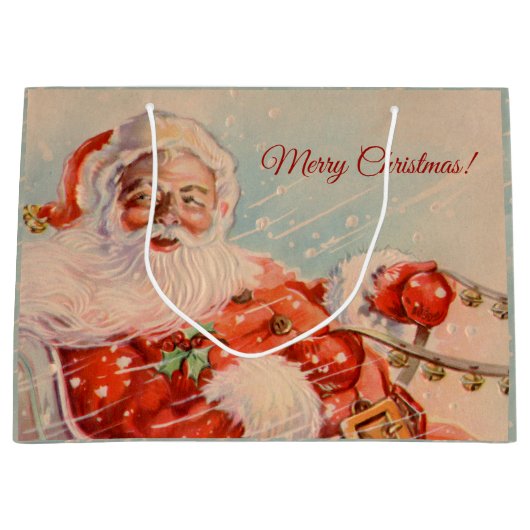 Santas Sleigh Ride Groot Cadeauzakje (Voorkant)