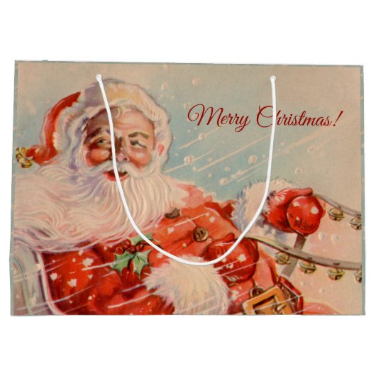 Santas Sleigh Ride Groot Cadeauzakje (Achterkant)