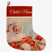 Santas Sleigh Ride Grote Kerstsok (Voorkant)