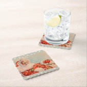 Santas Sleigh Ride Holiday Onderzetter (Insitu)