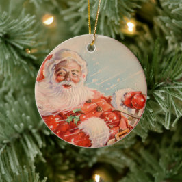 Santas Sleigh Ride Keramisch Ornament