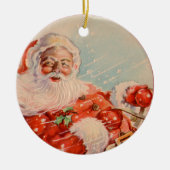 Santas Sleigh Ride Keramisch Ornament (Voorkant)