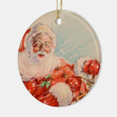 Santas Sleigh Ride Keramisch Ornament (Links)