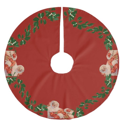 Santas Sleigh Ride Kerstboom Rok (Voorkant)