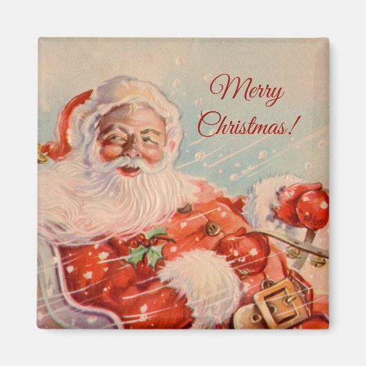 Santas Sleigh Ride Magneet (Voorkant)