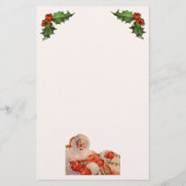  Santas Sleigh Ride Stationery Briefpapier (Achterkant)