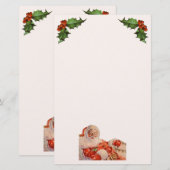 Santas Sleigh Ride Stationery Briefpapier (Voorkant / Achterkant)