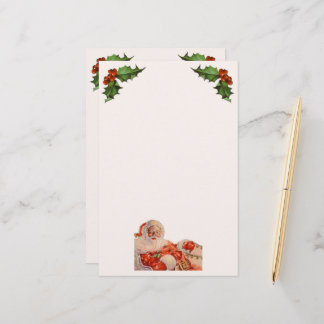  Santas Sleigh Ride Stationery Briefpapier