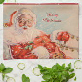 Santas Sleigh Ride Theedoek (Gevouwen)