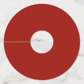 Santas Sleigh Ride Wijnglaslabel (Achterkant)