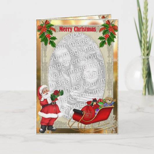 Santa's Sleigh - Sjabloon Tall (Voorkant)