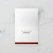 Santa's Sleigh star sneeuwvlok Vrolijke kerst Kaar Feestdagen Kaart (Binnen)