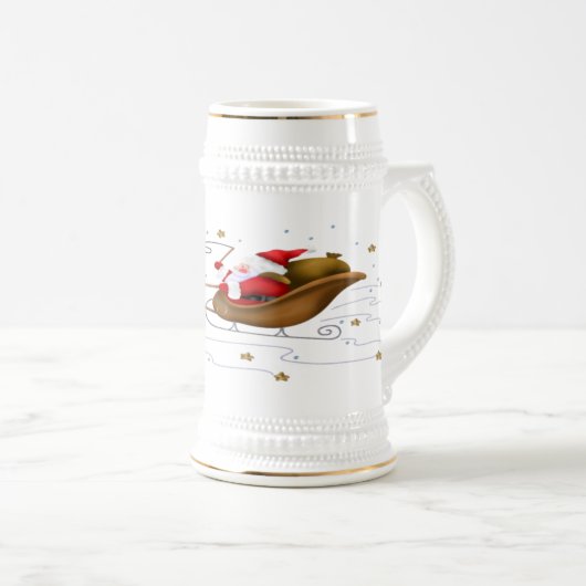Santa's Sleigh - Stein Bierpul (Voorkant rechts)