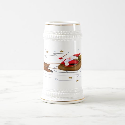 Santa's Sleigh - Stein Bierpul (Center)