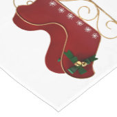 Santa's Sleigh Table Runner Korte Tafelloper (Hoek)
