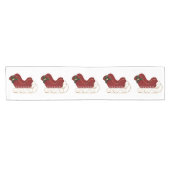 Santa's Sleigh Table Runner Korte Tafelloper (Horizontaal)
