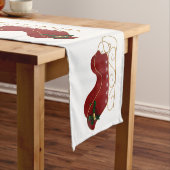Santa's Sleigh Table Runner Korte Tafelloper (Voorbeeld)
