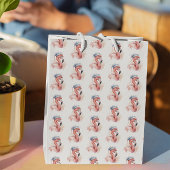 Santa's Snowbird Flamingo Groot Cadeauzakje