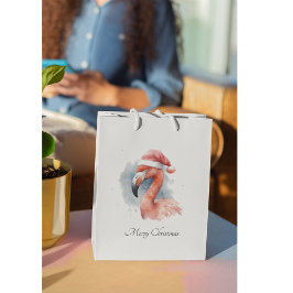 Santa's Snowbird Flamingo, op maat Klein Cadeauzakje