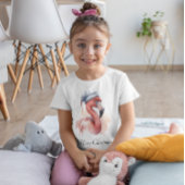 Santa's Snowbird Flamingo, op maat T-shirt