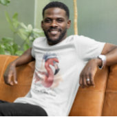 Santa's Snowbird Flamingo, op maat T-shirt