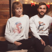 Santa's Snowbird Flamingo, op maat Trui