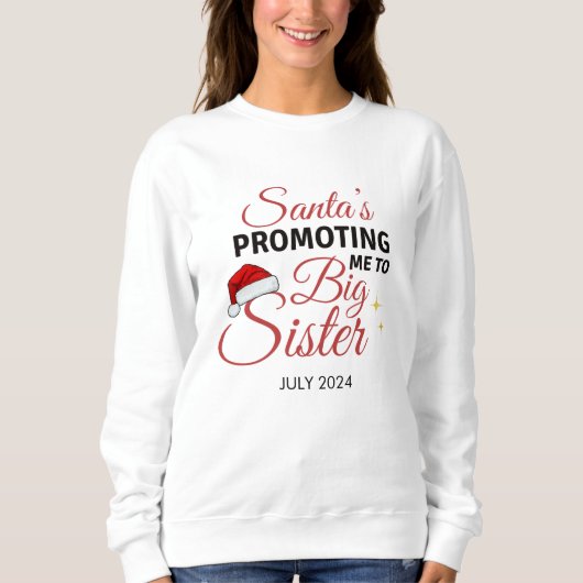 Santa's Special Surprise Big Sister Promotie Trui (Voorkant)