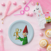 Santa's Speelgoed Maker Papieren Bordje (Feest)