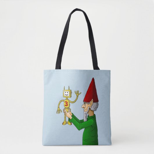 Santa's Speelgoed Maker Tote Bag (Voorkant)