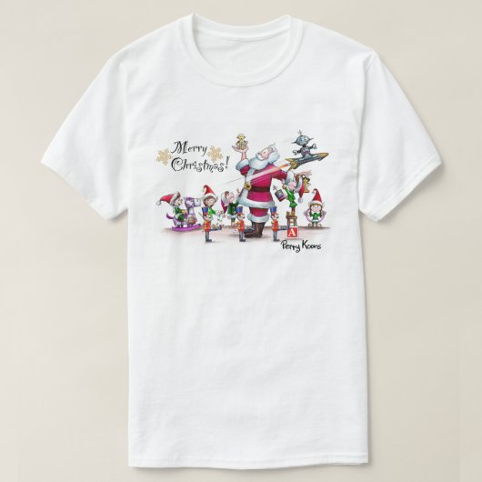 Santa's Speelgoed Shop T-shirt (Design voorkant)