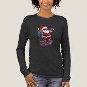 Santa's Spin-Out Tri-Blend Shirt (Voorkant)
